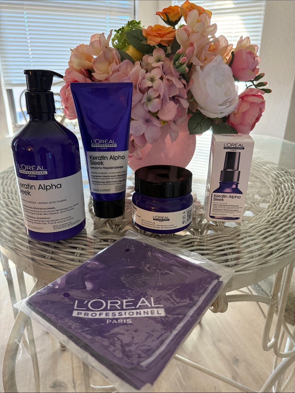 L’Oreal Professional Keratin Alpha Sleek Full Size Set